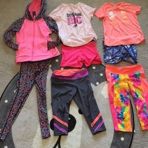 7/8 girls athletic wear bundle ! under armor/Nike
